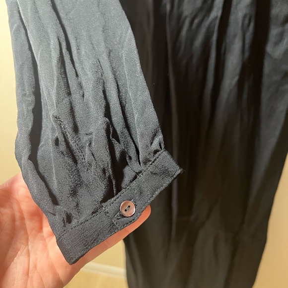 TOPSHOP MAXI CUT OUT LONG SLEEVE DRESS - Picture 3 of 4